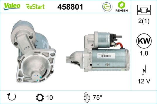 VALEO 458801 Starter VALEO 458801 Starter