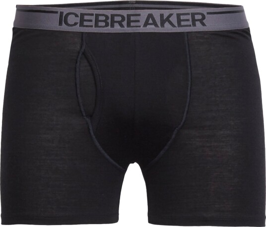 Icebreaker Men"s Anatomica Boxers With Fly Black/monsoon M Icebreaker Men"s Anatomica Boxers With Fly Black/monsoon M