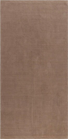 Hemse Bomullsteppe 75x150 cm - Mørk beige