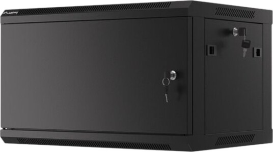 Lanberg Wf01-6406-00B Rack Skap Veggmonterbar Svart Ral 9004 6U 19" Lanberg Wf01-6406-00B Rack Skap Veggmonterbar Svart Ral 9004 6U 19"