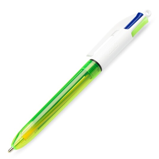 BIC 4 Colours Fluo Multi Ballpoint Pen BIC 4 Colours Fluo Multi Ballpoint Pen