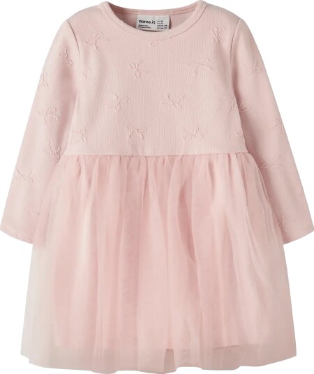 Name It Nmfkatty Ls Dress Pink 116