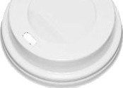 Drikkelåg Cpla Ø80xh20mm Til Kaffebæger Hvid Catersource,100 Stk/Ps   100 Stk.