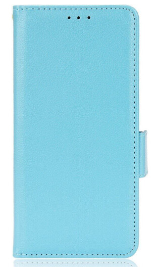 INCOVER TCL 20L PU Litchi Skin Flip Deksel med Lommebok - Turkis