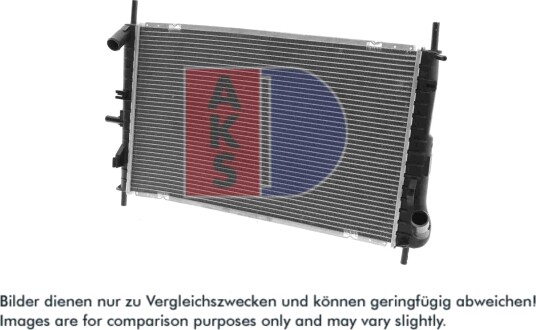 AKS DASIS 090073N Radiator motorkjøling