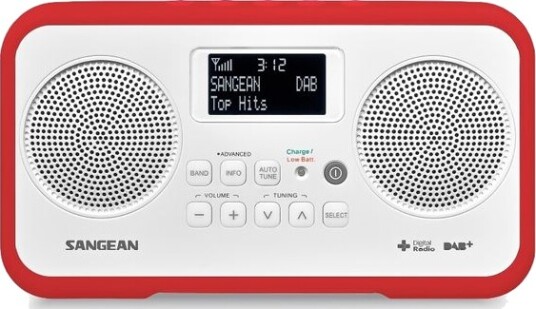 Sangen DAB radio DPR-77 Rød 340077R Sangen DAB radio DPR-77 Rød 340077R