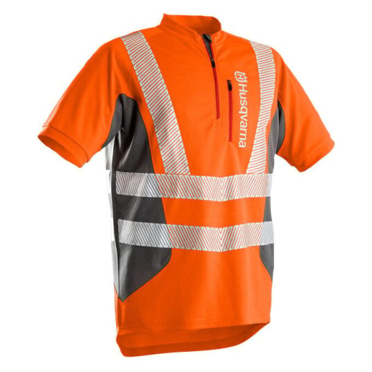 Husqvarna Technical High Viz Kort Arm En20471 - Str. 66 / Xxxl