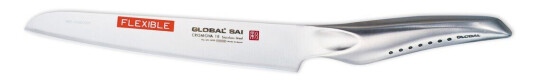 Global SAI-M05 Universalkniv fleksibel, enkelstål 17 cm rustfritt stål