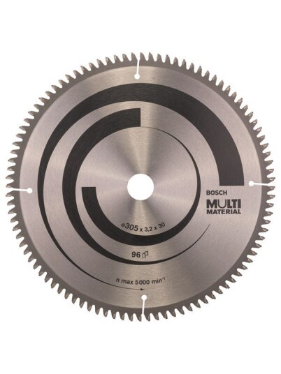 Bosch Multi Material Sirkelsagblad 305 mm 96 Tenner for Metall og Tre