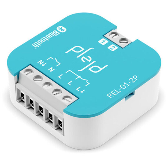 Plejd - REL-01-2P - Relé 1-2pol,13A,Bluetooth,mesh - 1400275 Plejd - REL-01-2P - Relé 1-2pol,13A,Bluetooth,mesh - 1400275