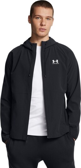 Under Armour Stretch Woven Windbreaker Sort M
