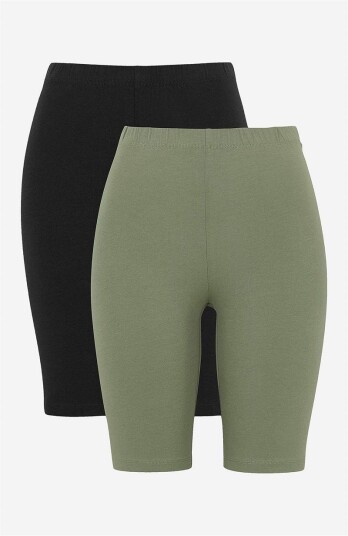 Cellbes Komfortabel sykkelshorts i organisk bomull Tindra 2-pack 42/44