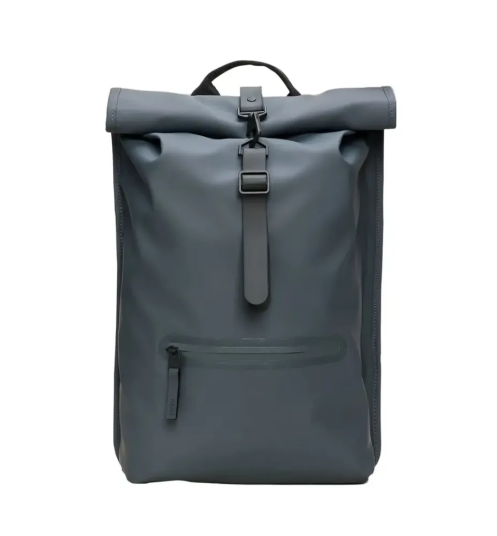 Rains Rolltop Rucksack W3 - Blue - ONE SIZE Rains Rolltop Rucksack W3 - Blue - ONE SIZE