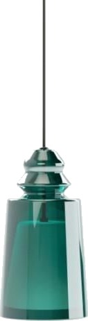 Karman Alibaglass Liten Taklampe Turkis