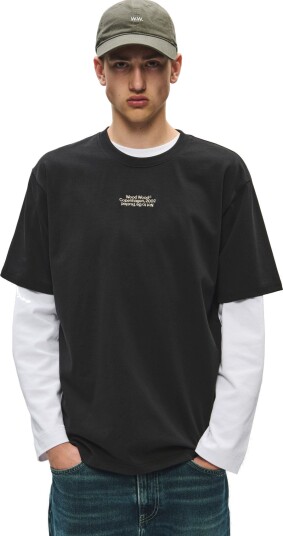 WOOD WOOD Wwoliver Tee 25490 Black S
