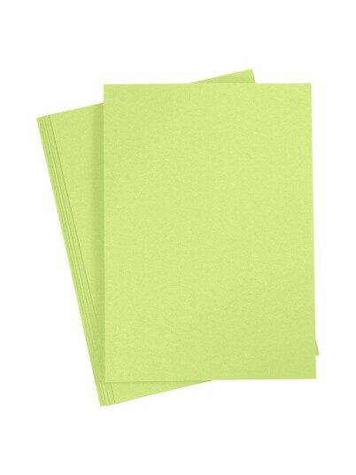 Creativ Company Colored Cardboard Lime Green A4 20 sheets