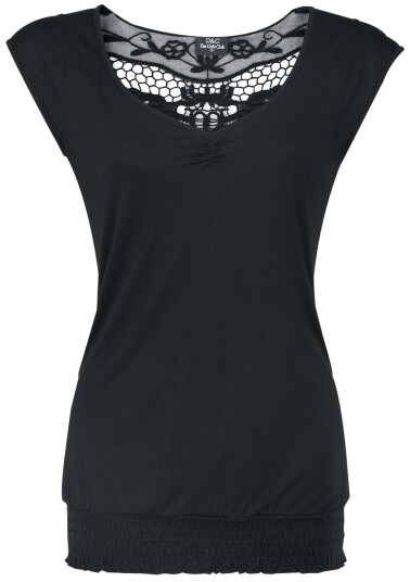 Gothicana by EMP T-skjorte Ryggblonder S til XL Damer svart