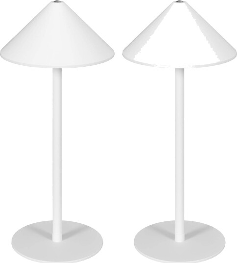Bordlampesett med 2 bordlamper med 3 lysfarger oppladbar USB A+C nattbordslampe med berøringsbryter for stue metall på soverom