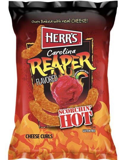 Herr"s Carolina Reaper Ostepop USA Import supersterk