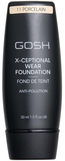 Gosh X-Ceptional Wear Foundation #11 Porcelain 35 ml - Parfymefri, Flytende Makeup Gosh X-Ceptional Wear Foundation #11 Porcelain 35 ml - Parfymefri, Flytende Makeup