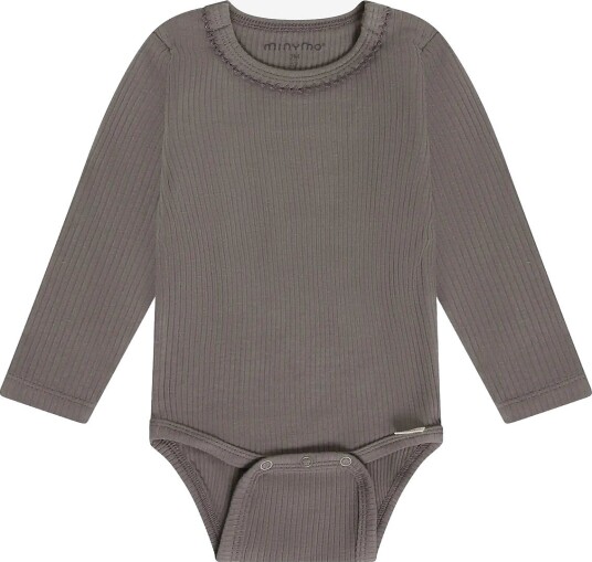 Minymo Body Ls Rib PLUM TRUFFLE 56