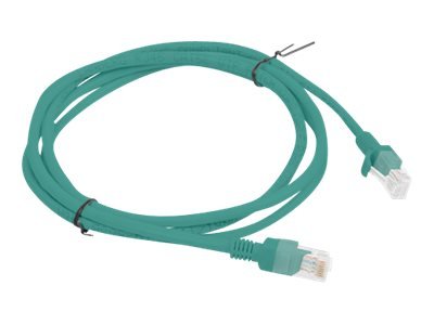 Lanberg Koblingskabel Rj-45 Hann Til Rj-45 Hann 1.5 M Utp Cat 5E Flertrådet Ral 6024 Grønn
