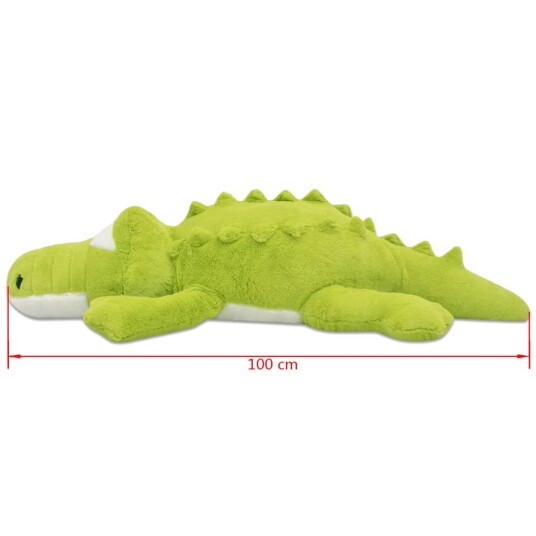 Lekekrokodille plysj XXL 100 cm Lekekrokodille plysj XXL 100 cm
