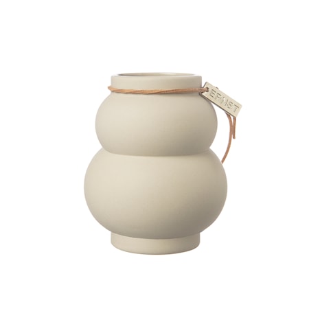 Vase Kurvete Beige 14 cm
