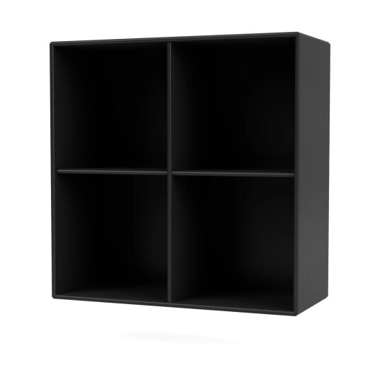 Montana SHOW hylle 69,6x69,6 cm, opphengsskinne 05 Black