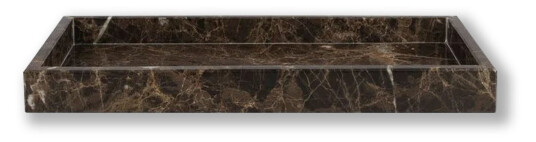 Mette Ditmer Marble dekorasjonsbrett 16 x 31 cm Brun Mette Ditmer Marble dekorasjonsbrett 16 x 31 cm Brun