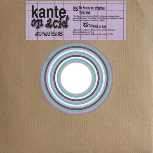 Kante On Acid Acid Pauli Remixes Vinyl