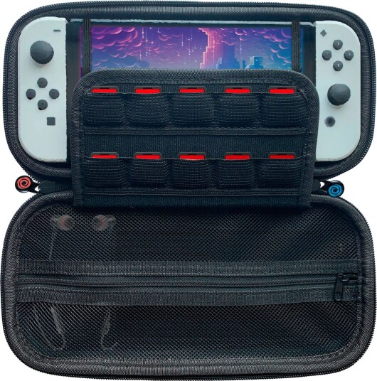 Oniverse Bæreveske Grå til Nintendo Switch