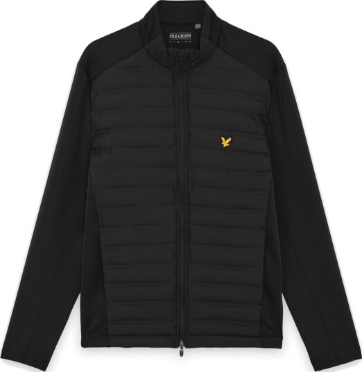 Lyle & Scott Hybrid Quilted Full Zip Golf Jacket Golfjakke herre Jet Black XX Large