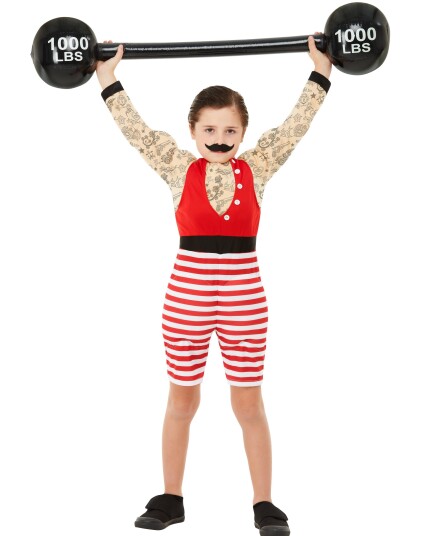 The Greatest Showman Inspirert Strongman Kostyme til Barn Strl 7 9 ÅR