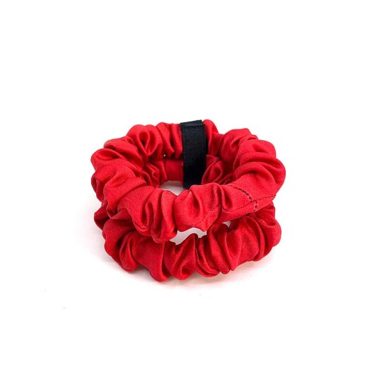 Pipol's Bazaar Delize De Luxe Scrunchie 2 pack Red