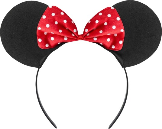 Partydeco Minni Mus Diadem med Rosett OP2