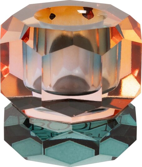 C"est Bon | Crystal Holder Cyan/Rose Ombre 4,5X4,5X4,5 Cm | 4.5X4.5X4.5CM