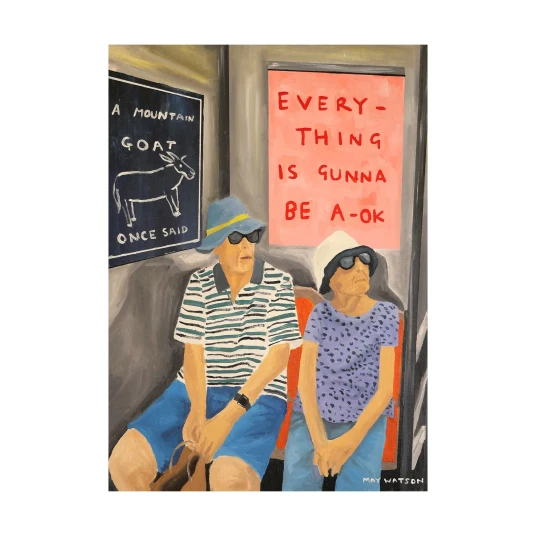 Paper Collective Paper Collective Everything Is Gunna Be OK poster 30x40 cm 
