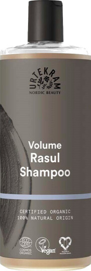 Urtekram Rasul Volumsjampo 500 ml - Parabenfri, Vegansk og Økologisk