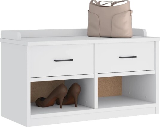  Gangbenk SANDNES hvit 87x40x50 cm heltre furu