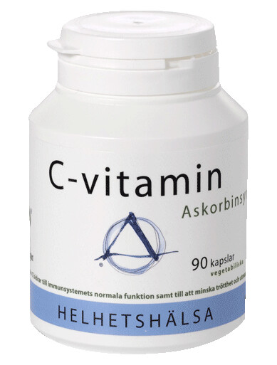 C-vitamin askorbinsyre, 90 kapsler C-vitamin askorbinsyre, 90 kapsler