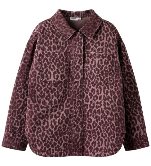 Name It Nkfleo Twill Shacket 4002 Td Burgundy 116