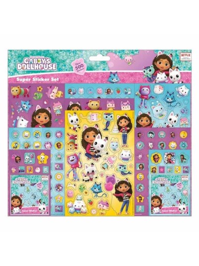 Undercover Gabby's Dollhouse Super Sticker Set