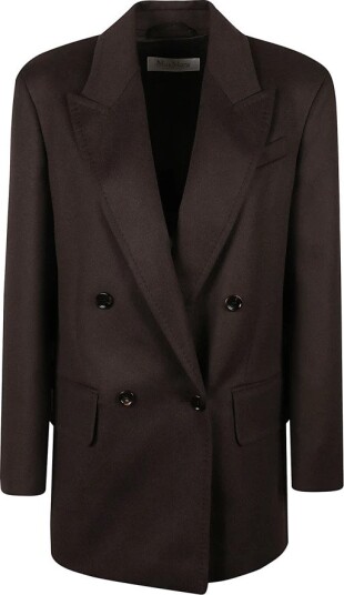 Max Mara Dame Jakker Brun 3XS,