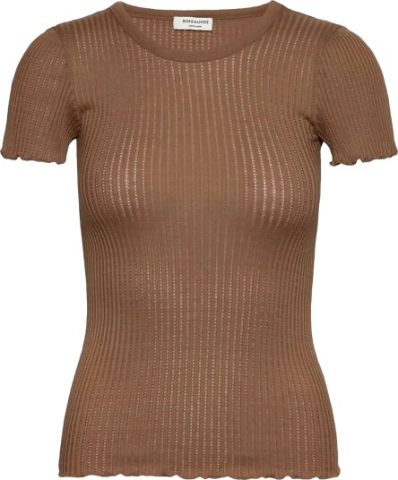 Rosemunde Rwbelize Silk Ss T Shirt   Brown   M