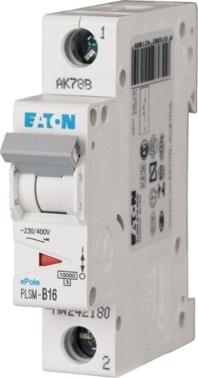 Eaton Automatsikring Plsm-B16-Mw 1P B 16A 10Ka Ac - 242180