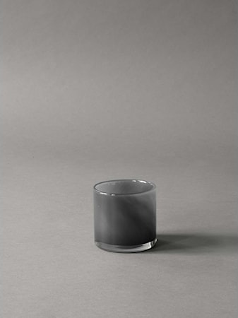 Tell Me More Lyric XS Lysestake Mørkegrå Håndlaget Glass 8x8 cm