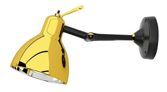 Rotaliana - Luxy Glam H0 Vegglampe/Taklampe Black/Gold Semi Transparent