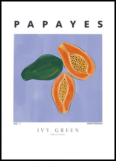 Papayes Poster Plakat / 21x30cm