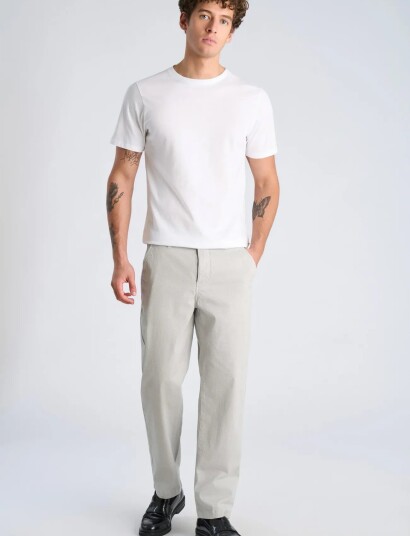 Lindbergh Aop Superflex Chino Pants   Grey   38 x 30